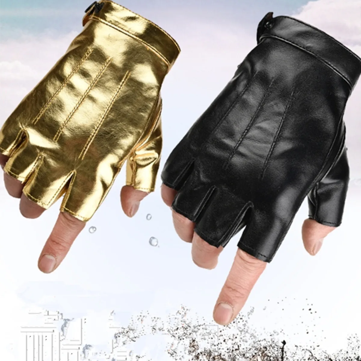 A Pair of Men's and Women's Pu Imitation Leather Outdoor Spo