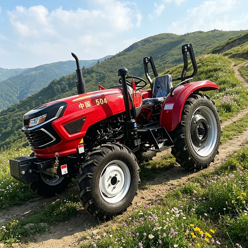 

Customized Fine Processing Four Wheel Tractor, Rotary Tiller, Wheel Micro Tiller & Small Cultivator