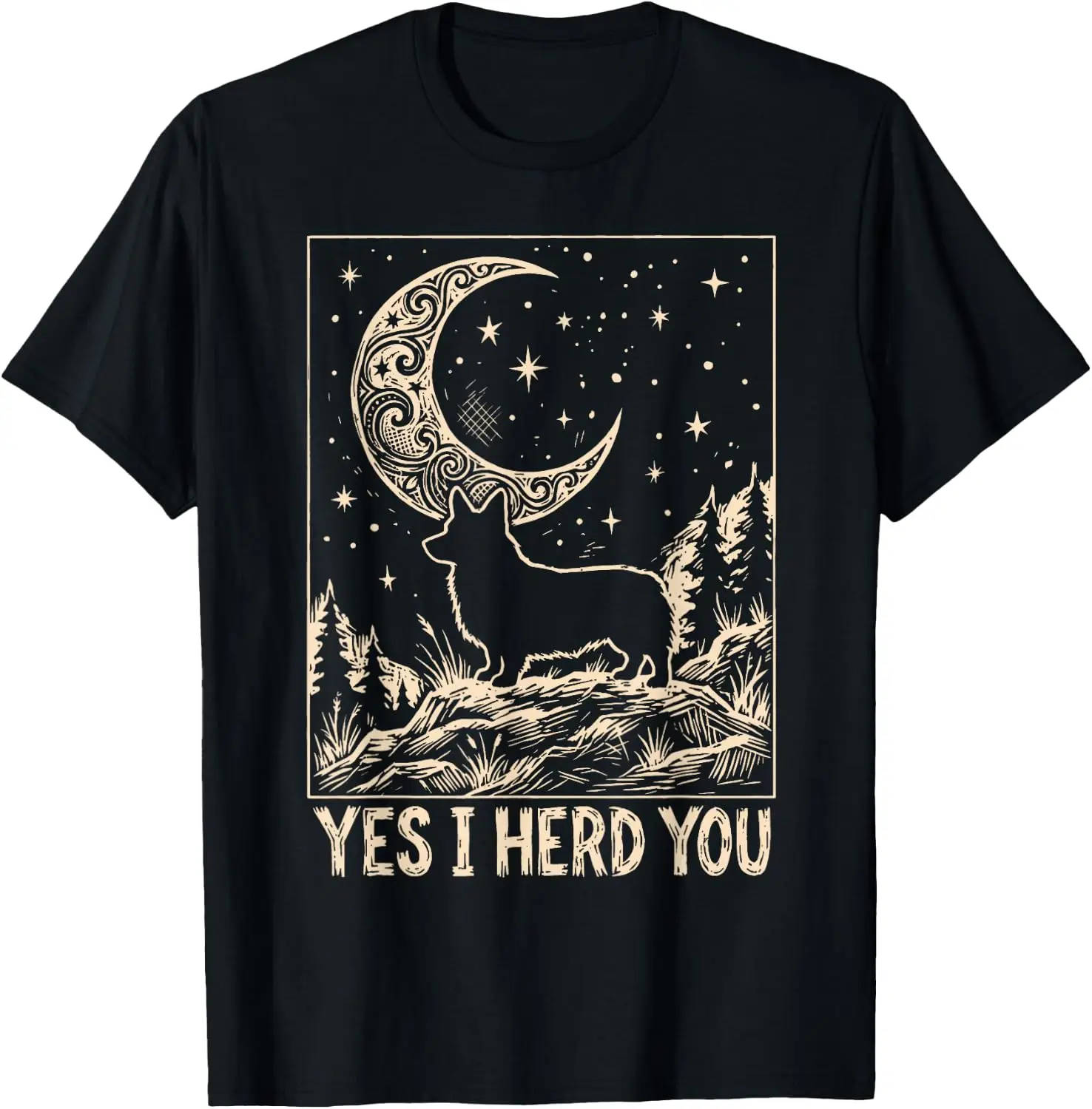 

Yes I Herd You Corgi Dog Lover Funny Pun T-Shirt Women's and Men's Unique Prints, Comfortable, Soft, Holiday Gift, Personalized , Comedy, Women's and Men's