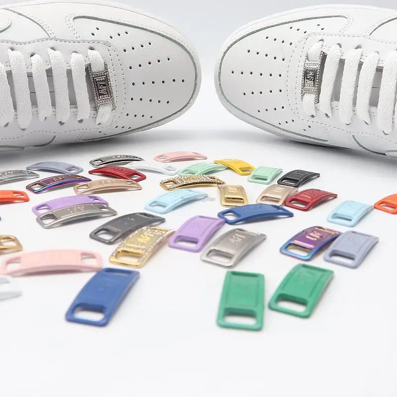 Flache sportliche Schnürsenkel für AF1 mit 1 Paar Schnürsenkel, Mental Tag Charms, Original-Ersatz-Schnürsenkel für Männer und Frauen, AF1-Anzug – Detail 4