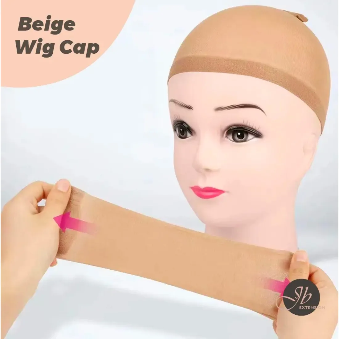 

JBextension 1 Pieces Beige Wig Cap, Wig Caps for Women Lace Front Wig Stocking Caps for Wigs Nude Wig Cap Beige Wig Cap 1 Pcs