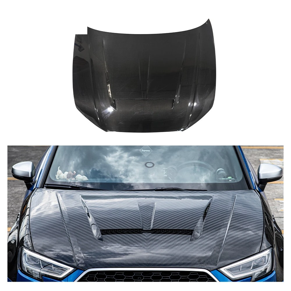 

Carbon Fiber Car Body Kit Car Engine Hood Bonnet Cover Car Accessories For Audi A3 S3 RS3