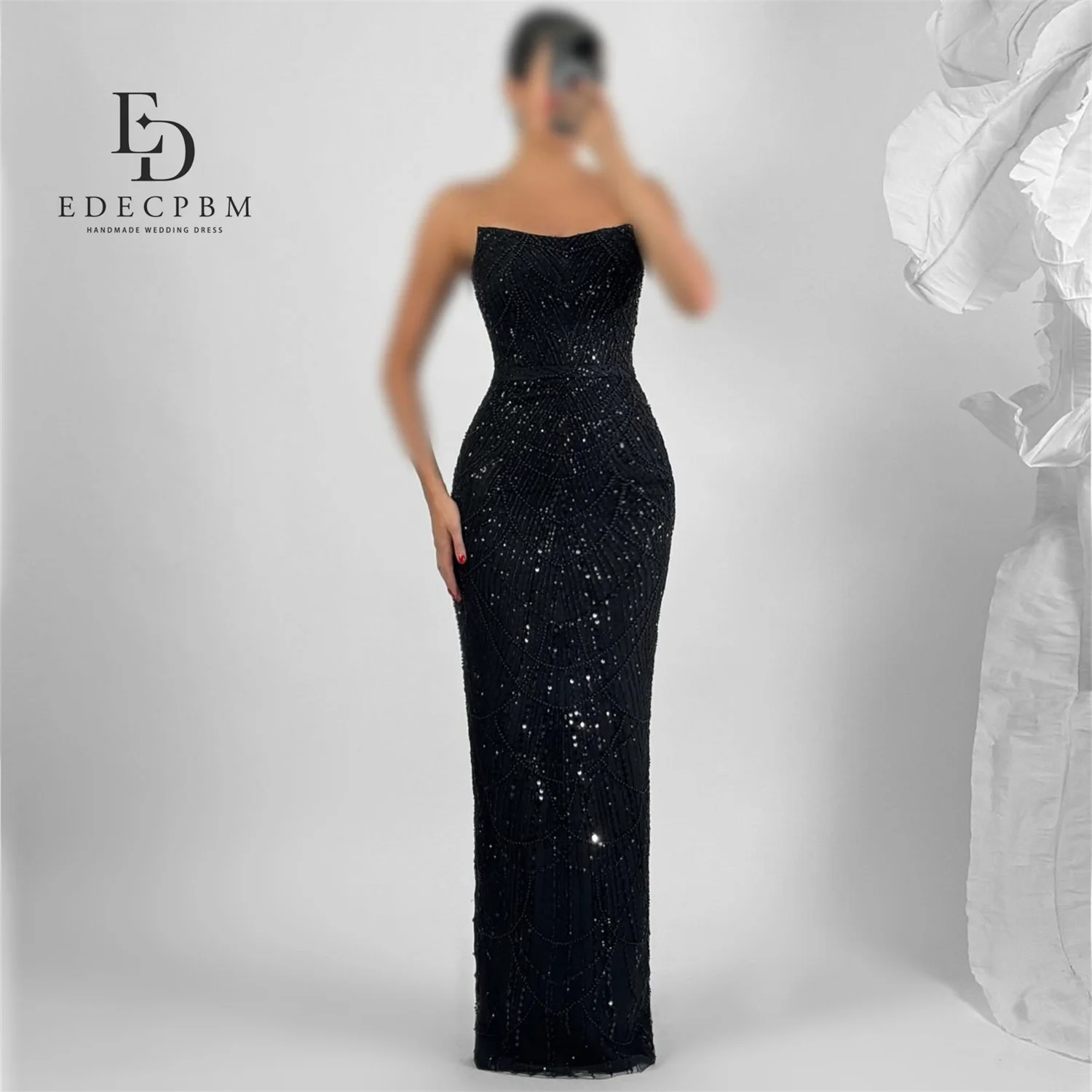 EDECPBM Customized Luxurious Women's Evening Dresses 2025 Luxury Beautiful Prom Dresses Store فساتين سهرة Vestidos De Festa