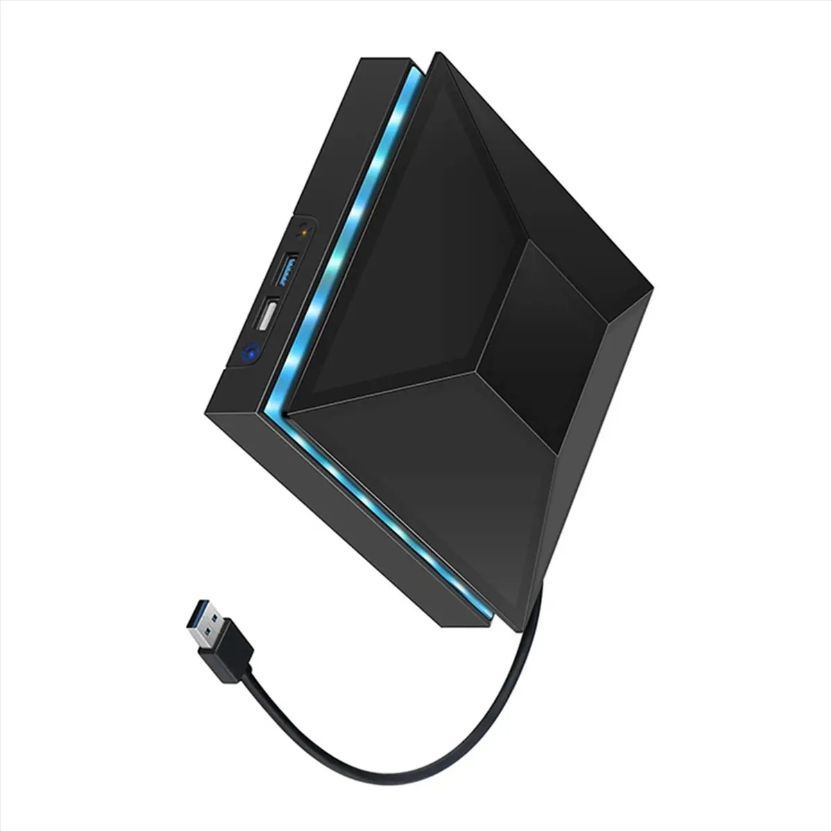 Top Sale For Game Console Cooling Fan Top Dust Proof Cover 3 Speed Adjustable Fan Cooling System RGB 2 USB