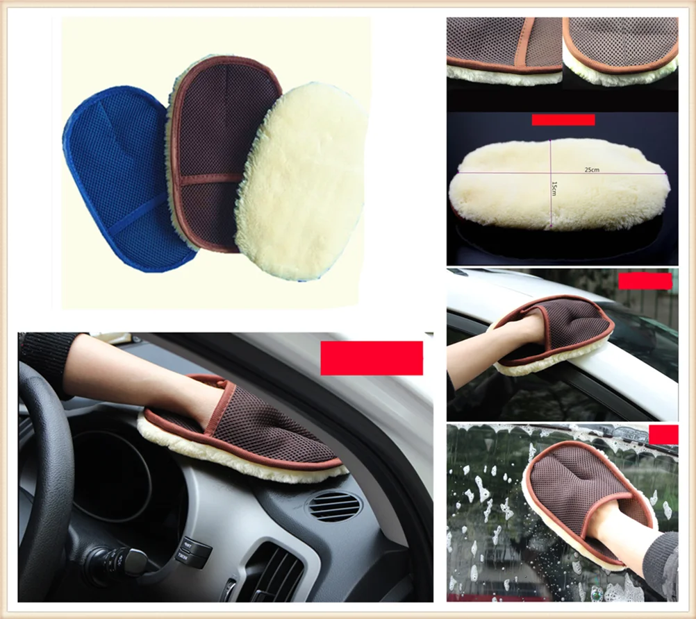 Car interior cleaning gloves motorcycle care waxing rag Accessories for Fiat Fiorino 595 500 500S Toro Fullback Aegea