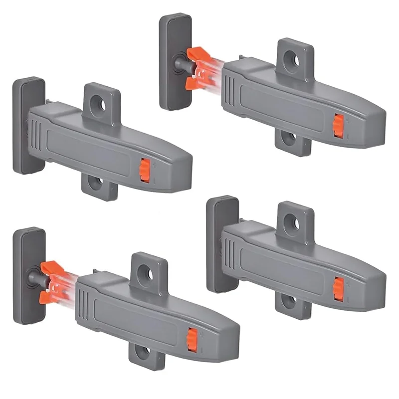 -A25m auto-travamento porta do armário rebounder bloqueio ajustável rebounder painel da porta do armário do guarda-roupa push-open abridor de porta