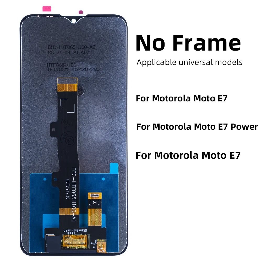 6.2\'\' TFT Pantalla For Motorola Moto E7 LCD Display Touch Screen Digitizer Replacement For Moto E7 XT2052 XT2095-1 XT2095-3LCD