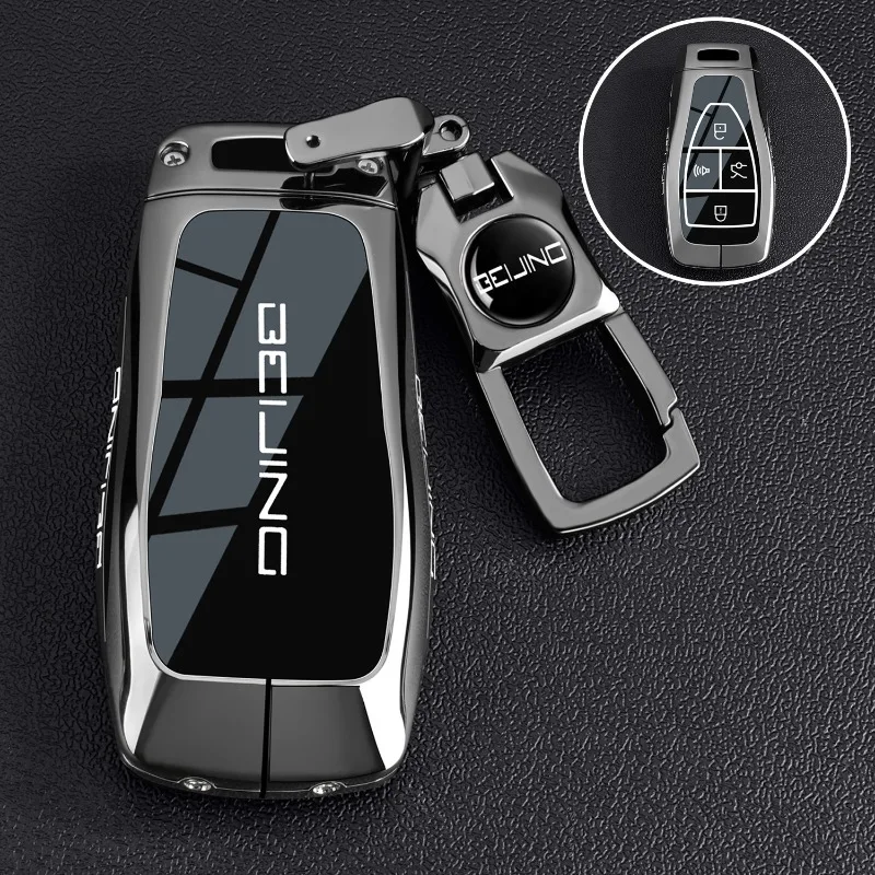 For BAIC TaiTan‌ 700 Metal all inclusive key set car remote control protective case