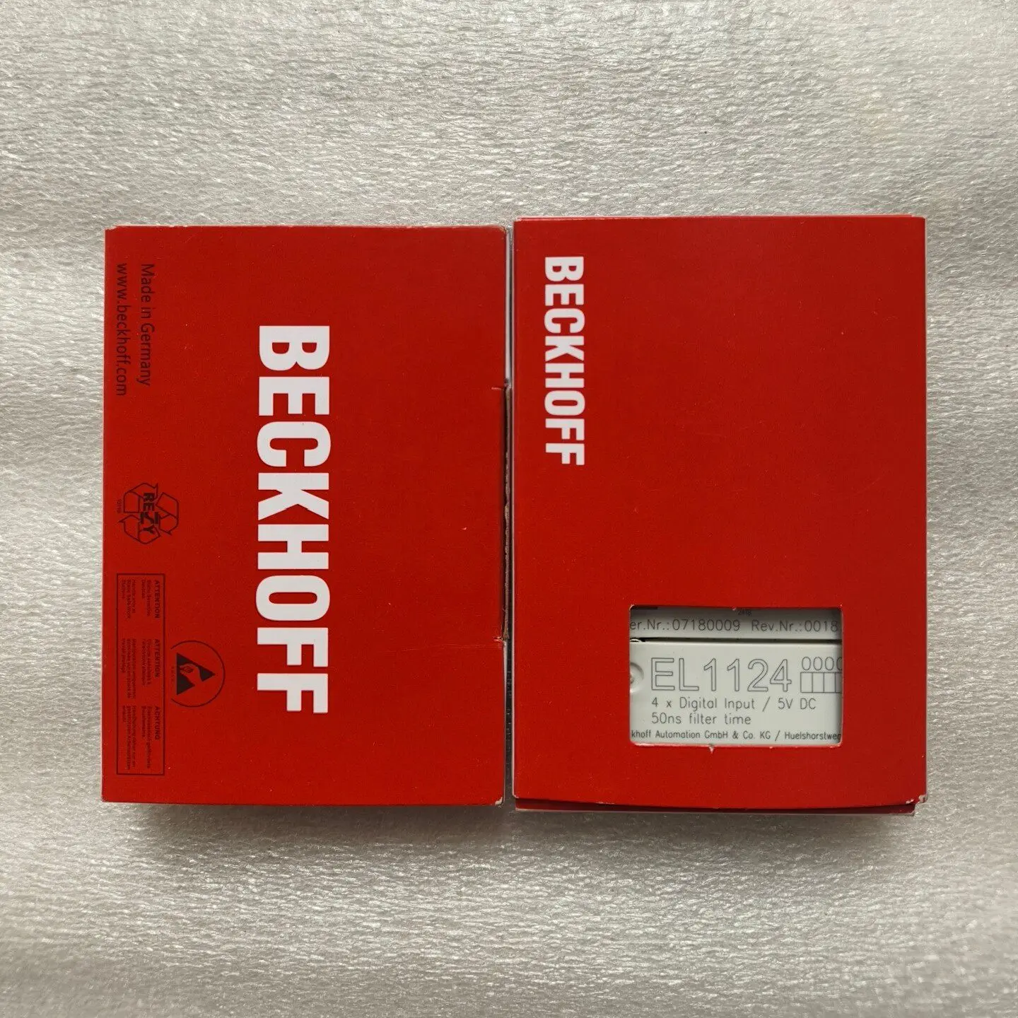 BECKHOFF EL1124 digital input module is original and genuine, brand new and unopened.