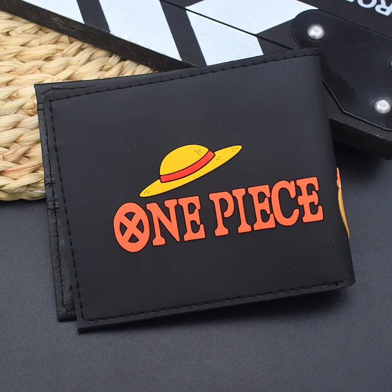 One Piece Anime Foldable Wallet Women Men Children Bank ID Card Holder Card Clip Bag Cosplay Clutch Wallets Birthday Gifts