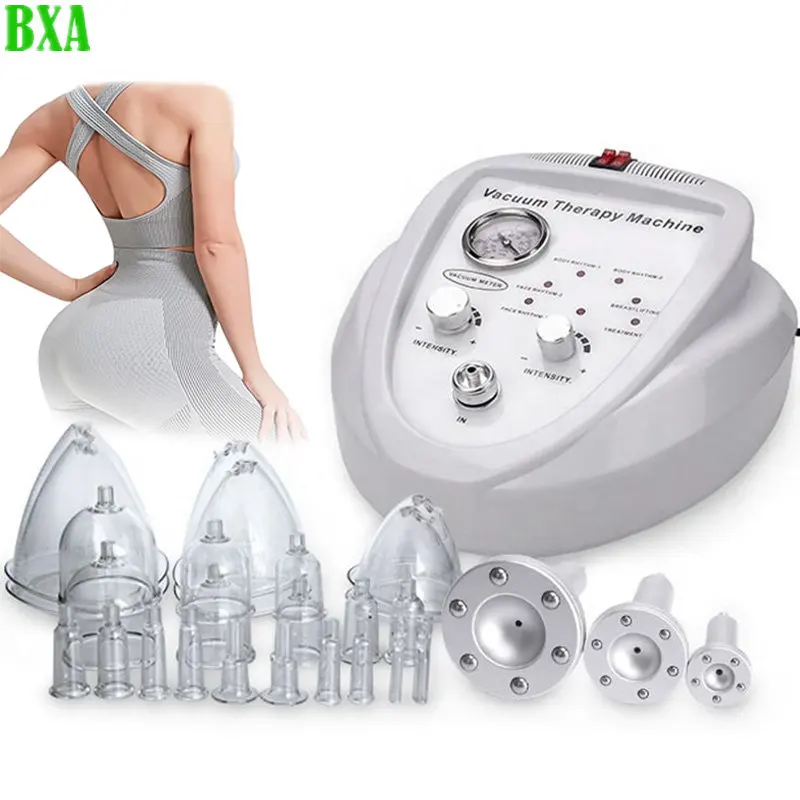 Elétrica mama massageador, nádega Lift Machine, Peito Cuidados Instrumento para Body Shaping, Alargamento do peito, Vacuum Therapy, 24 Copos