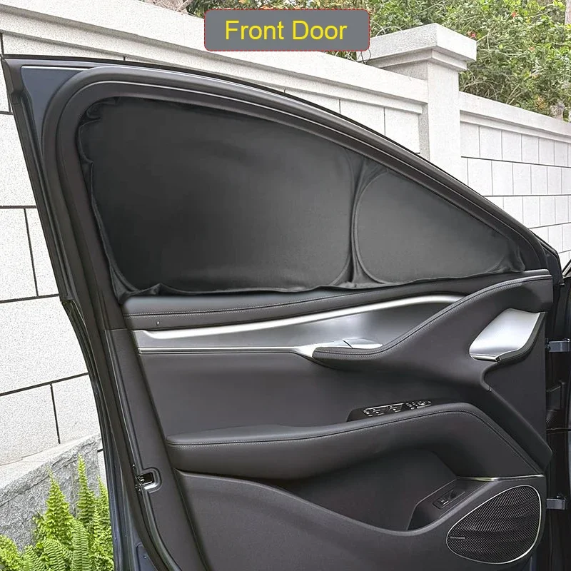 

Для BYD SEALION 7 2024-настоящее время автомобиля, черные окна, солнцезащитный козырек для конфиденциальности, автоматический анти-УФ-тепляционный защитный чехол, аксессуар для интерьера