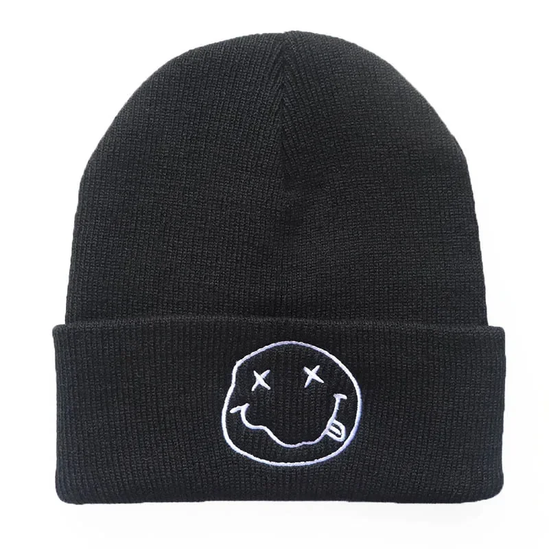Winter Women Men's Caps Embroidered Knitted Hat  Warm Knitted Hats Sports Outdoor Beanies
