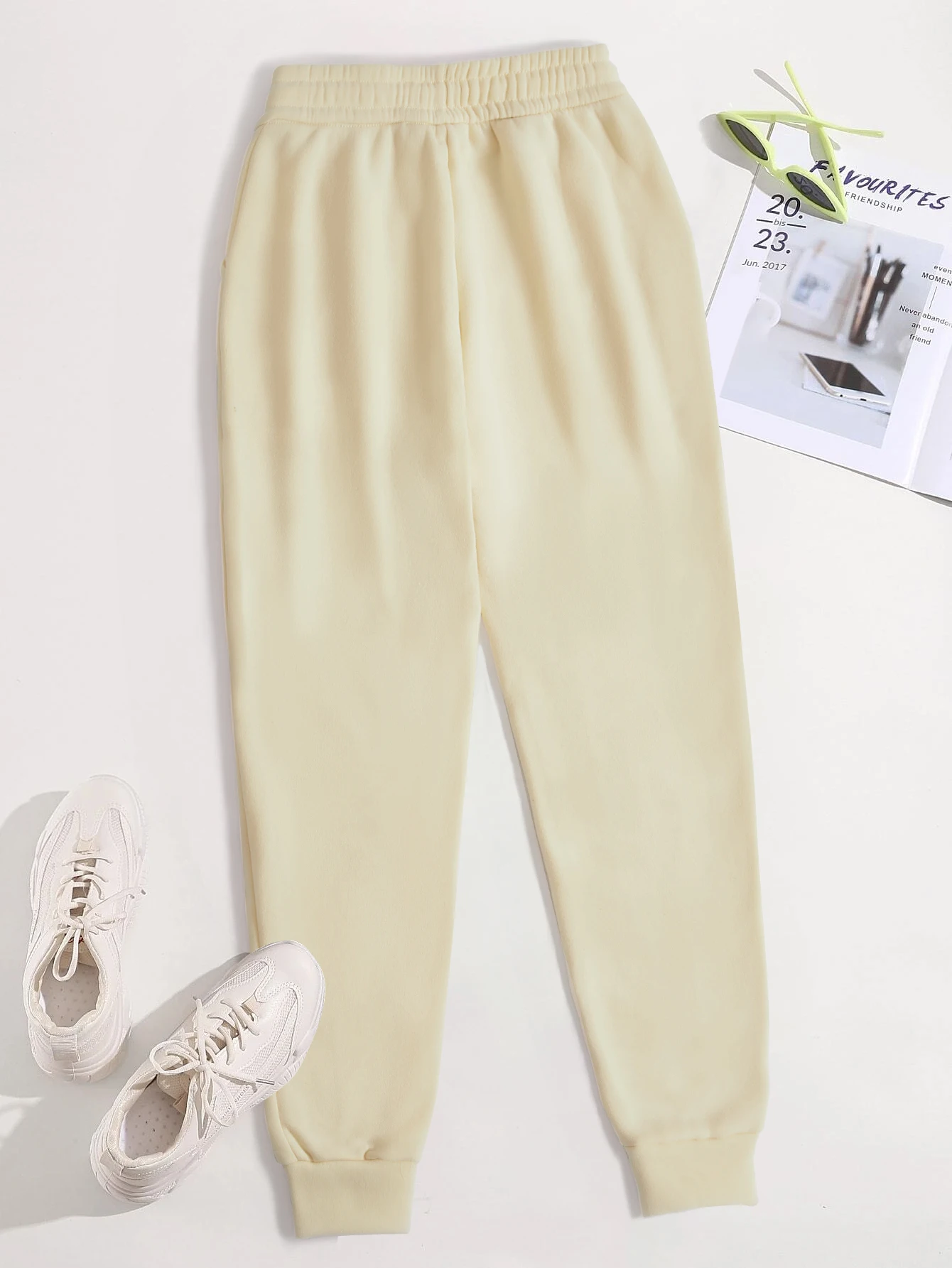 Love Yourself – pantalon de base décontracté pour hommes, imprimé Rose, polyvalent, avec poches, chaud, à la mode, avec cordon de serrage, de rue, automne