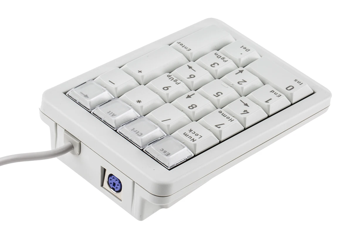 Cherry G84-4700LPBUS-0 Grey Wired PS/2 Numeric Keypad