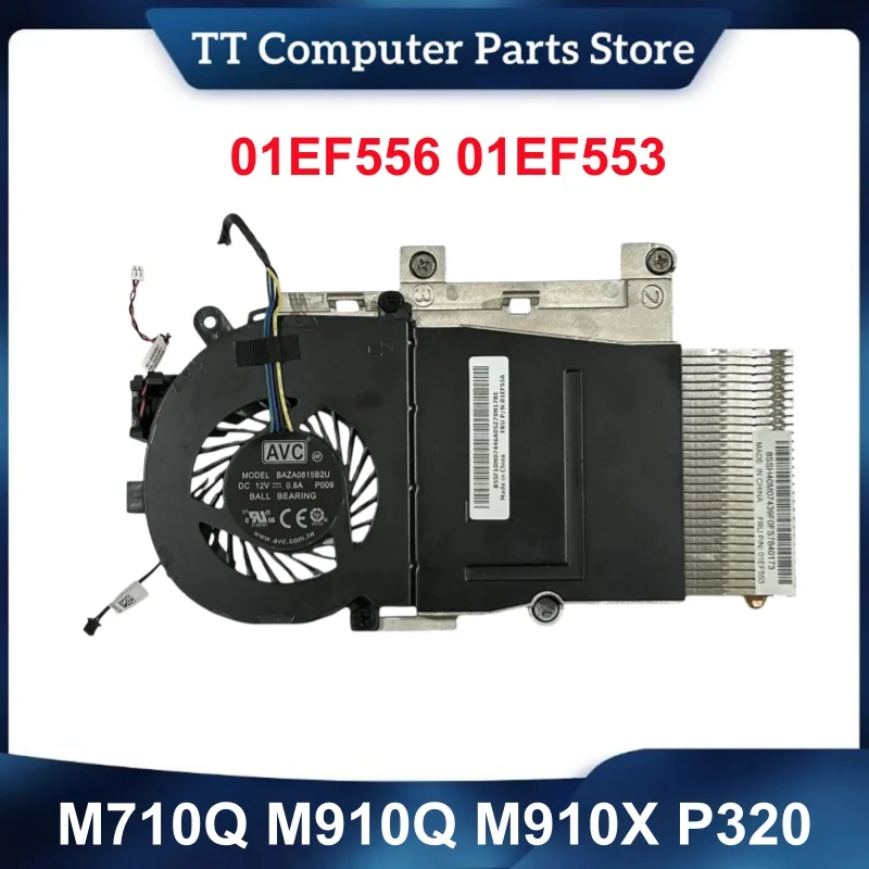 TT 01EF556 01EF554 01EF553 Original para Lenovo Tiny4 ThinkCentre M710Q M910Q M910X P320, Ventilador de Refrigeración de 65W, Disipador de Calor, Radiador