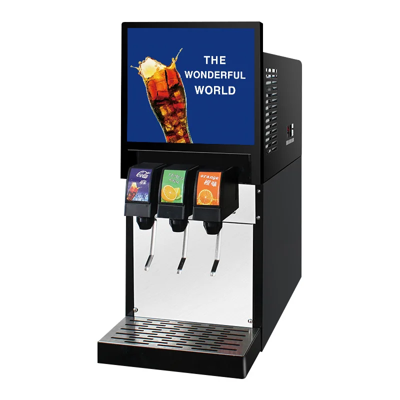 

Cold Store Post Mix Co2 Drink Soda Fountains Dispenser Machine 3 In 1 Juice Dispenser Beverage Dispenser