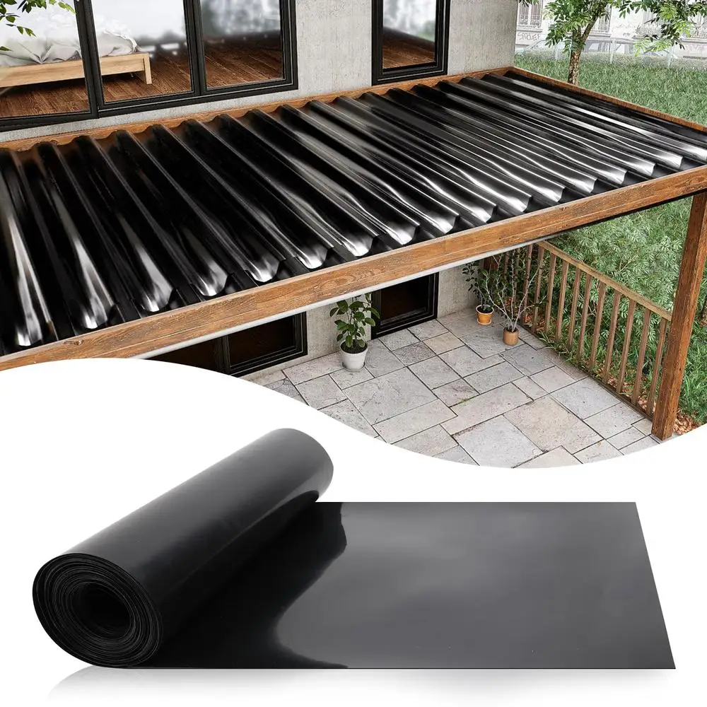 50FT HDPE Waterproof Deck Drainage System Membrane Fit 12