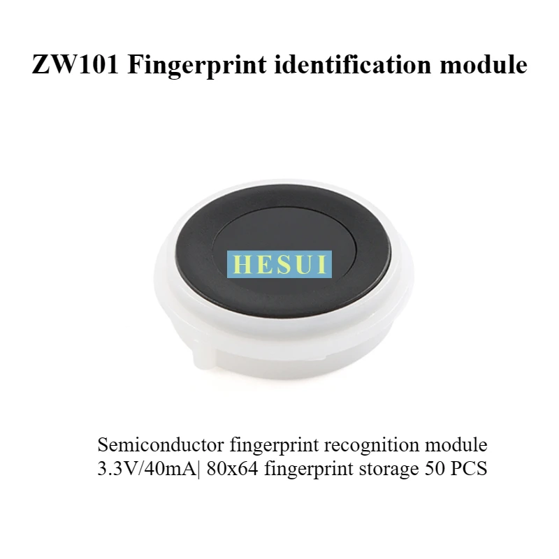 Original ZW101 fingerprint recognition module Low power consumption finger detection Capacitive semiconductor fingerprint sensor