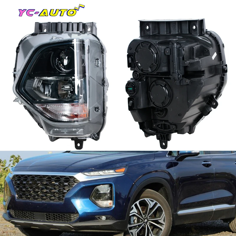 92102S2000 92101S2000 For Hyundai Santa Fe 2019 2020 Front Bumper Fog Light Turn Signal Lamp Halogen Fog Lamp Car Accessories