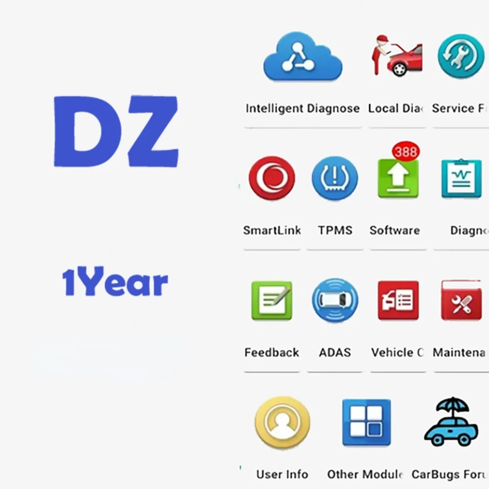 

1 Year Diagzone Pro Software Open DZ Rew Subscription for Easydiag 4, Thinkdiag 97986 Golo Master 97977