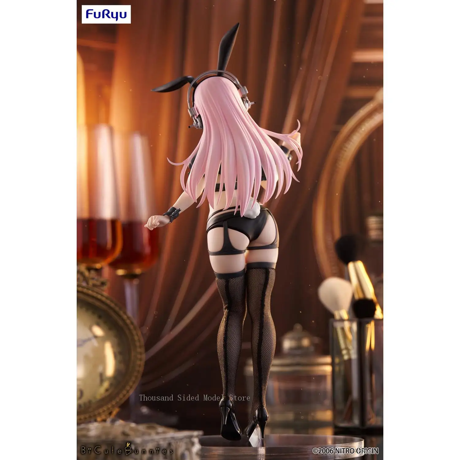 

Original FuRyu BiCute Bunnies Figure Super Sonico Reverse Bunny Action Figure Anime PVC Model Collectible Toys