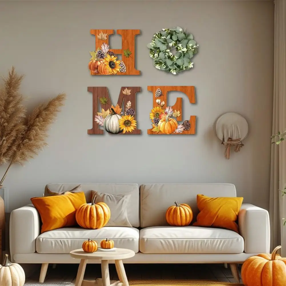 

Wall Home Sign with Artificial Eucalyptus Wreath Wooden Home Letters Decorative Wall Art for Kitchen Entryway Farmhouse Decor