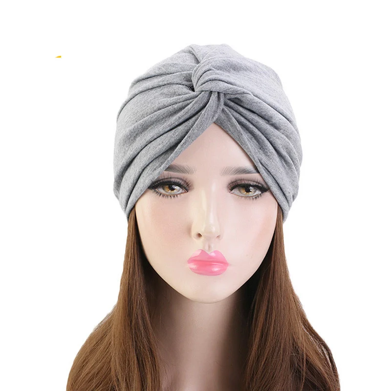 ALTOBEFUN – Turban à la mode pour femmes, casquette indienne, chimio, bandeau élastique Vintage, HT196