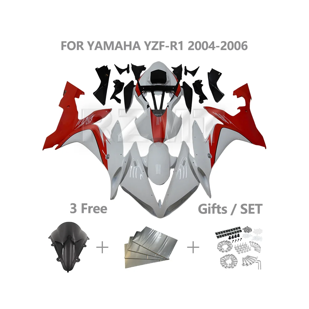 

Комплект обтекателя для мотоцикла YAMAHA YZF-R1 2004-2006 YZF R1, детали рамы и кузова мотоцикла, детали обтекателя из АБС-пластика Y1005-121a