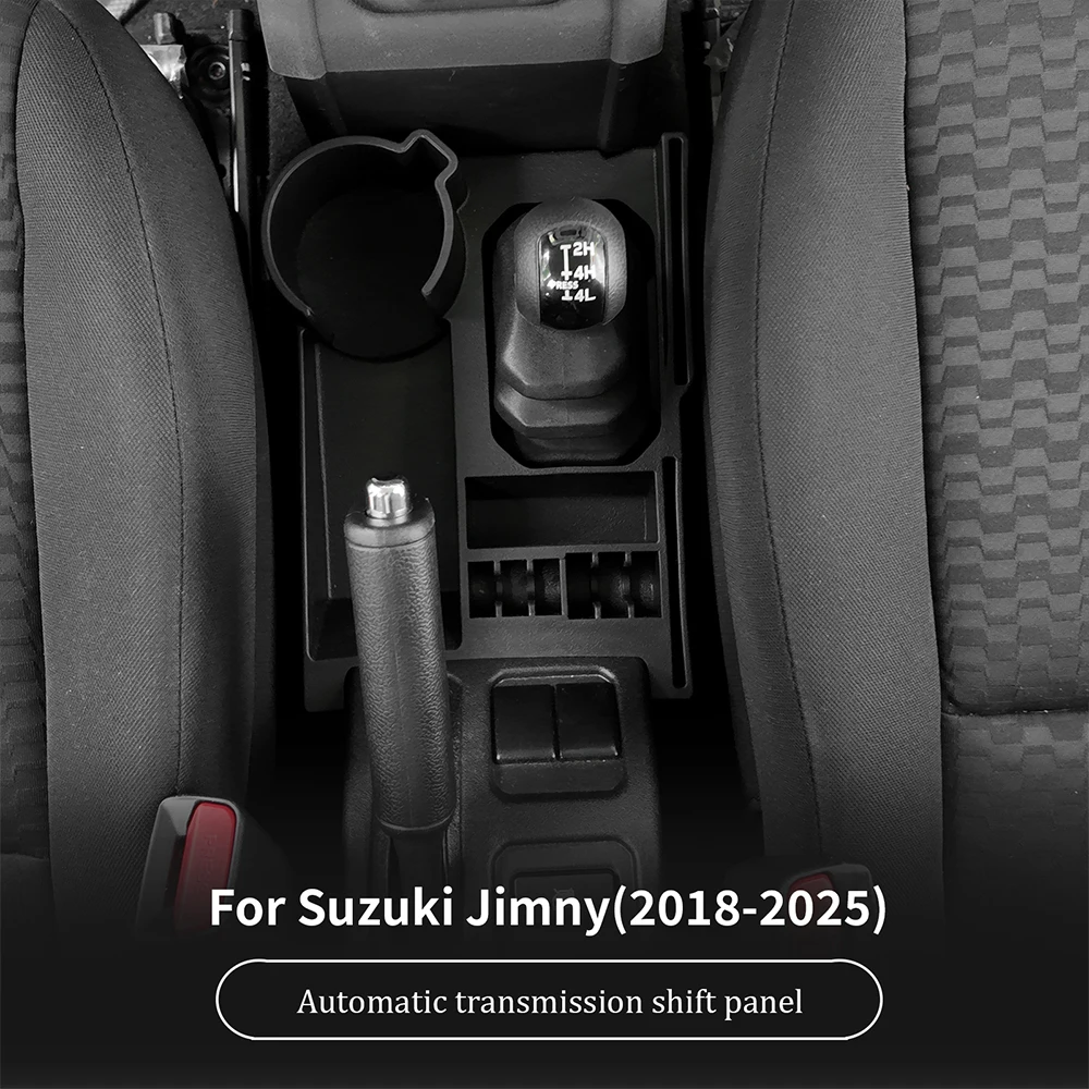 For Suzuki Jimny 2018 2025 Automatic Gear Shift Panel Frame Storage Box Universal Left Right 3 5 Door Compatible Accessories