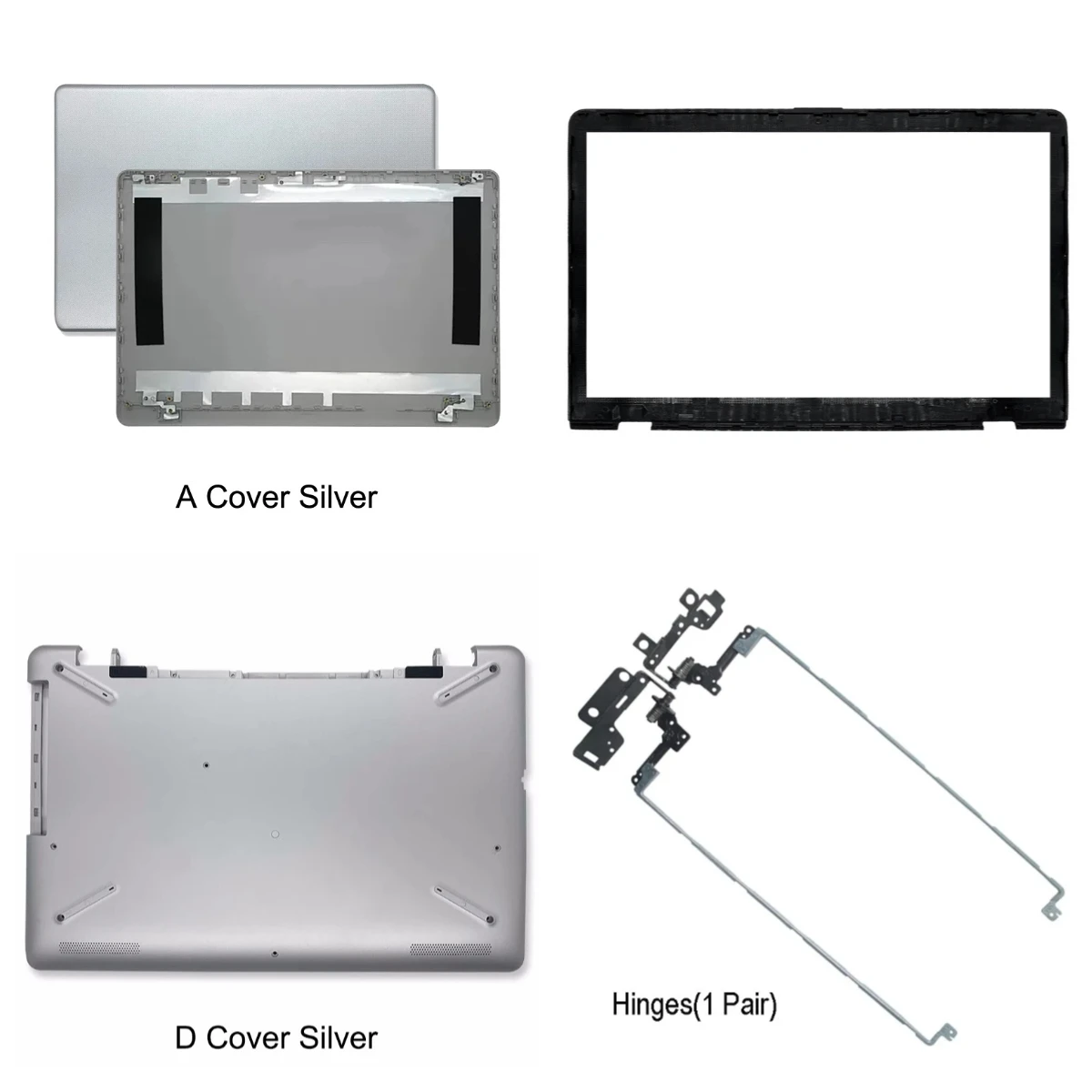 Para 17-bs 17-ak 17g-br TPN-W129 TPN-W130 laptop rear cover top lid front frame upper lower palm rest housing silver shell