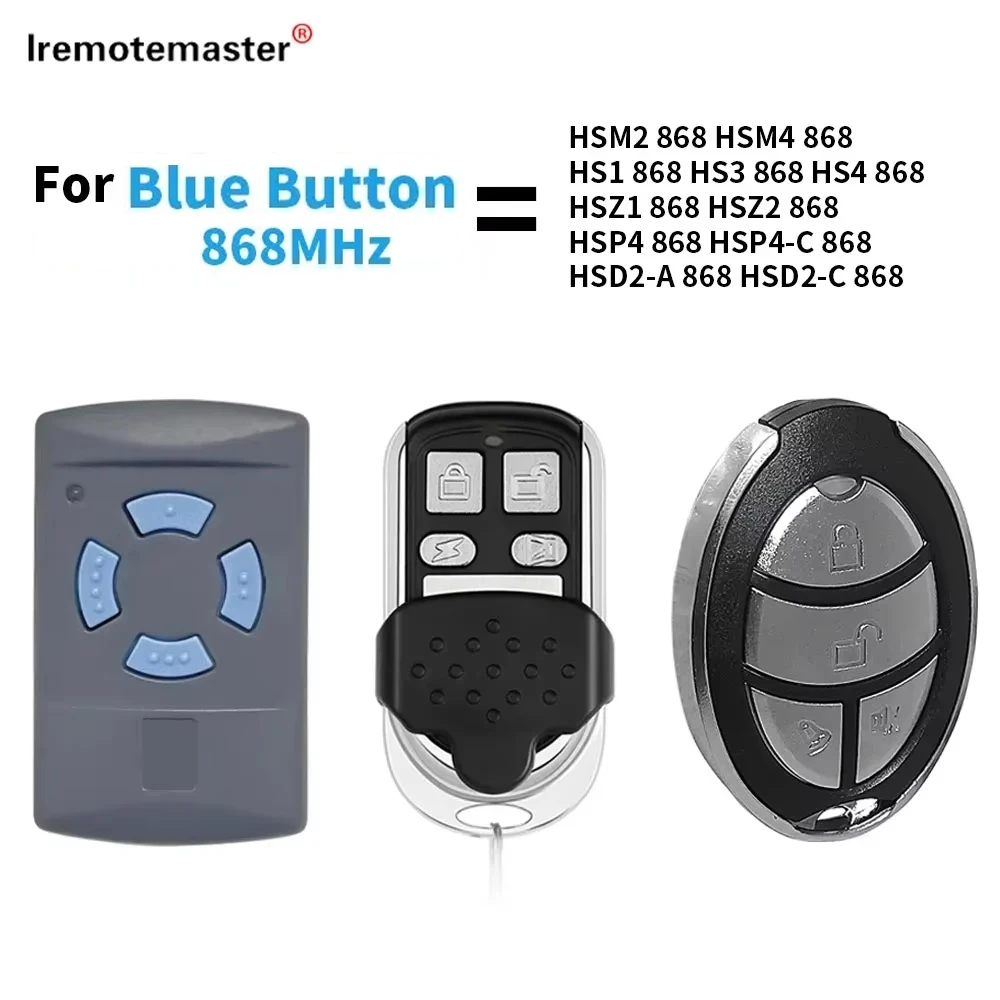 

For Blue Button 868MHZ HSM2 HSM4 HSE2 Remote Control Marantec Holman Hse2 Маланте Garage Door Remote Control Gate Opener