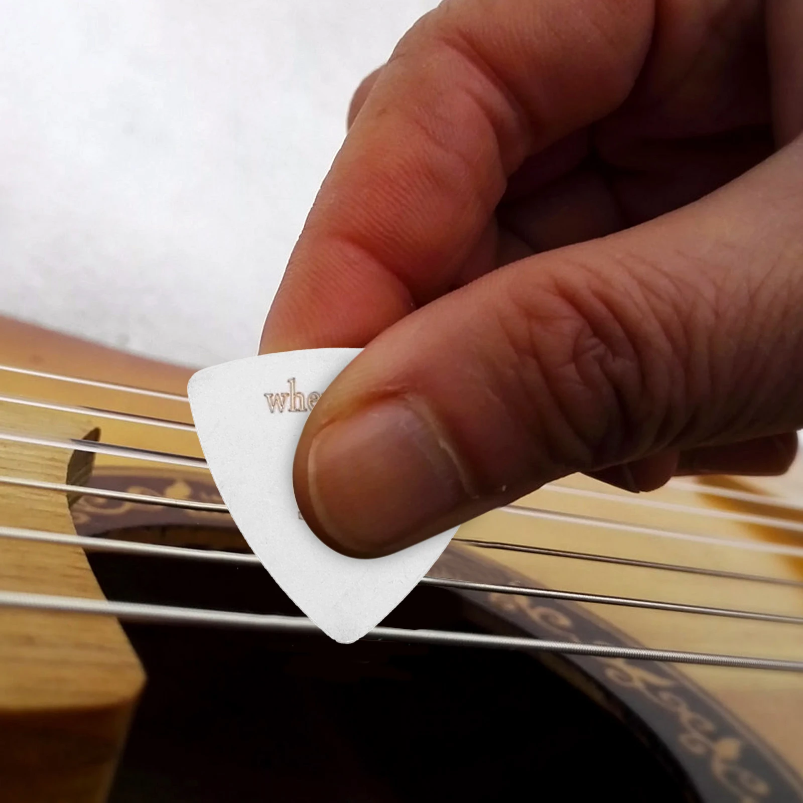 

3 Pcs Thick Silica Guitar Accessories Kit Gel Clip Electric Small Guitar Picks Bass Acoustic Ukulele Folk Metal Variety Pack