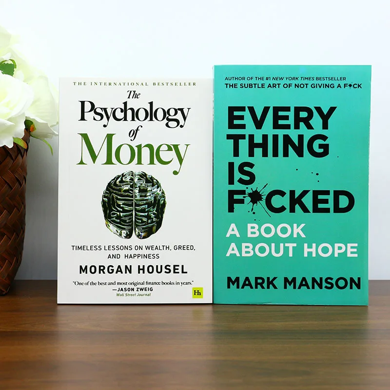 《The Psychology of Money》+《Everything Is Fcked》 Perfect for Daily Reading to Boost Financial Literacy and Mental Resilience