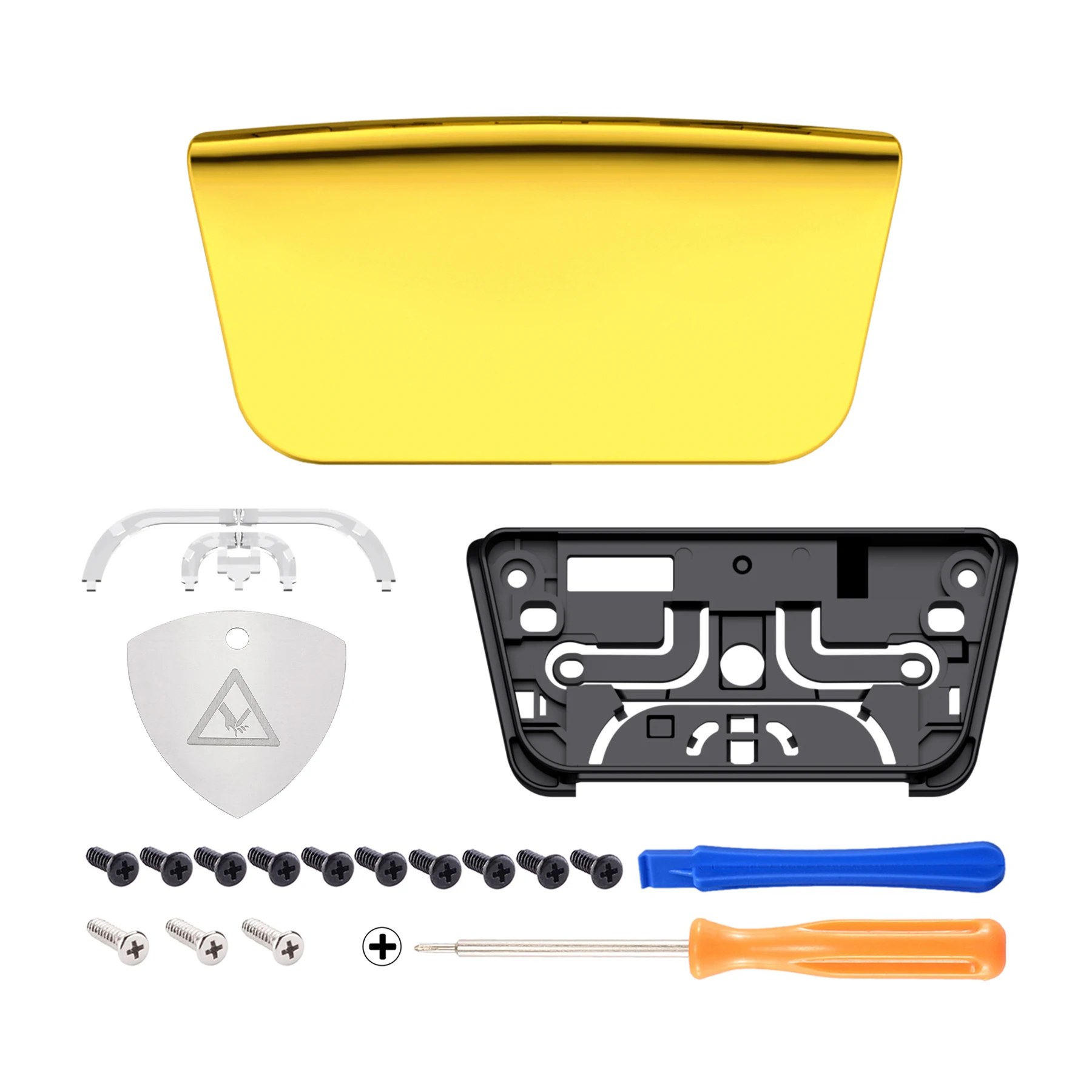Extrem glänzendes Touchpad Custom Part Touchpad mit Werkzeugen, die mit ps5 Controller BDM-010 & BDM-020 & BDM-030 kompatibel sind