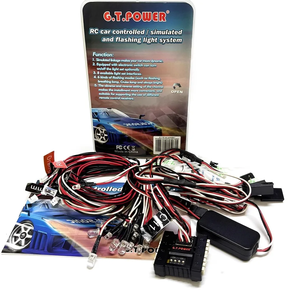Original GT POWER DIY RC Car Controlled / Simulated and Fashing Light System Electronic Part