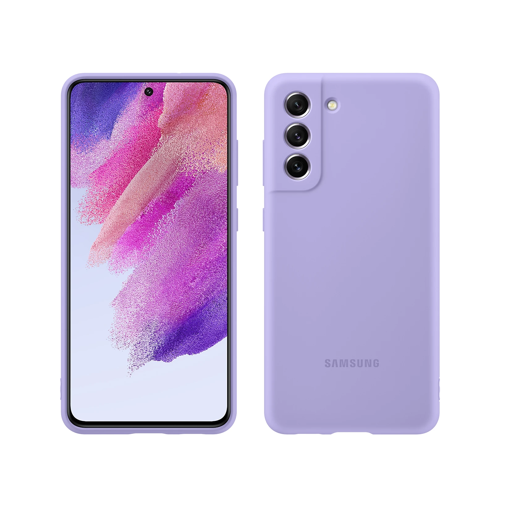 Oryginalne silikonowe etui do Samsung Galaxy S21 FE, certyfikowane produkty S21FE, przyjazne dla skóry, odporne na wstrząsy etui na telefon S 21FE — zdjęcie produktu 5