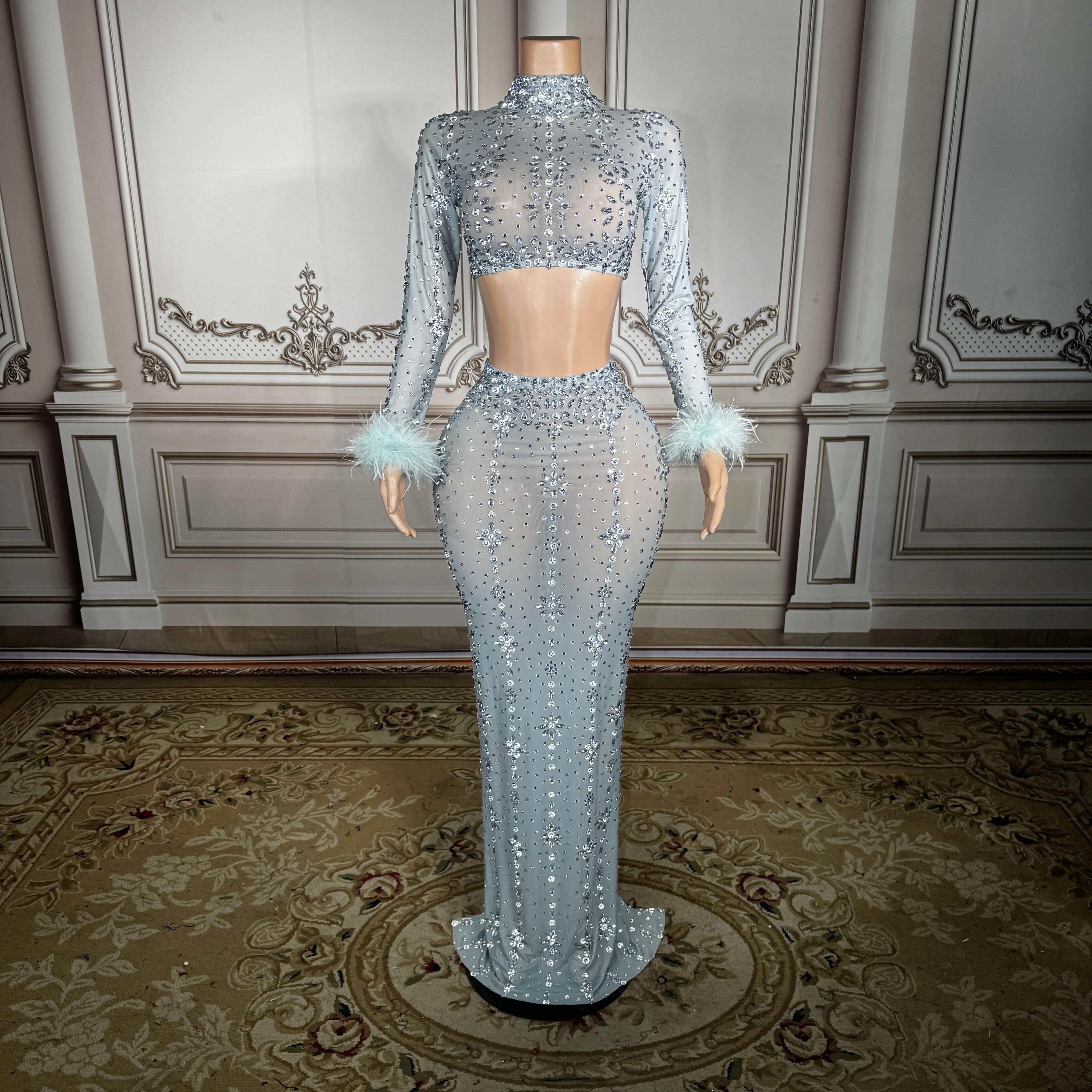 Formal Wear Gowns For Women - Vestido de duas peças, de alta