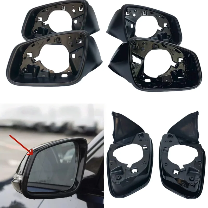 

For BMW X1 X2 F48 F49 2016 2017 2018 2019 2020 2021 2022 Auto Side Rearview Mirror Frame House Case Rearview mirror frame