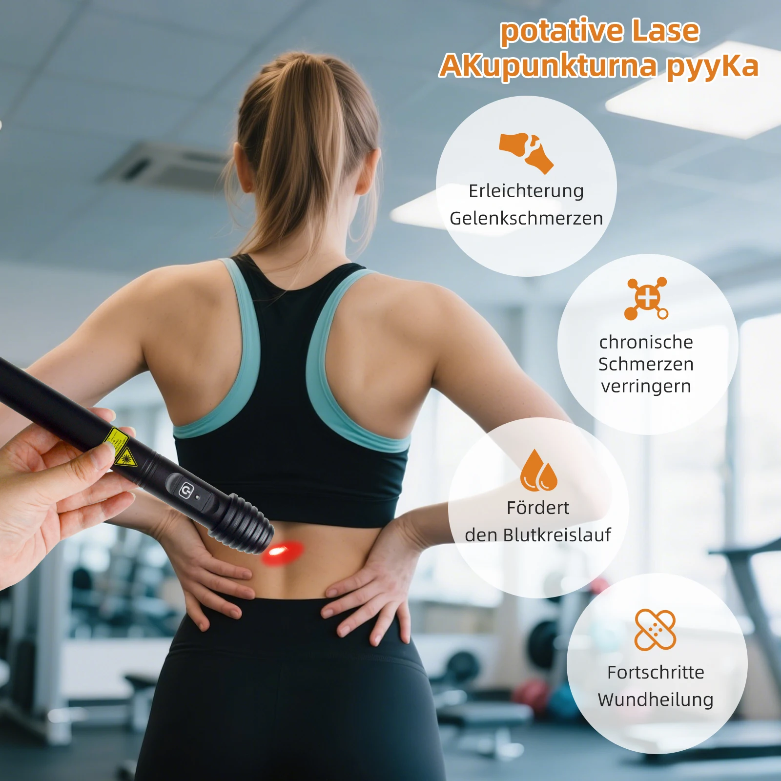 Toponechoice LLLT Low Level Laser Therapy Pen Device for Hip Labral Tear ACL Tear Sports Injury Recovery Joint Muscle Pain Care
