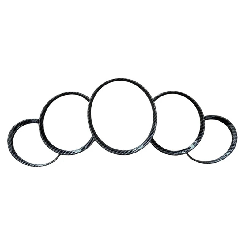 

ABS Dashboard Instrument Panel Decorative Ring Cover Trims Sticker For Porsche 911 Cayenne Panamera