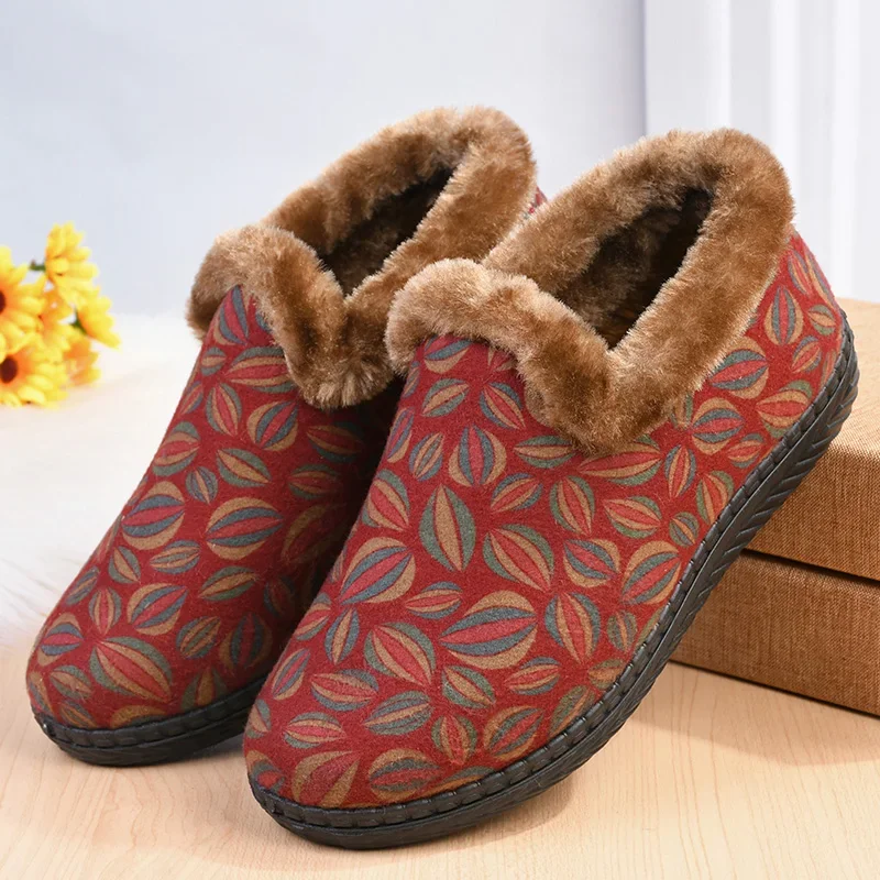 Nuevas botas de invierno para mujer, calzado casual de felpa para caminar al aire libre, zapatillas de algodón cálidas y cómodas, ideales para senderismo, deportes, escalada y nieve.