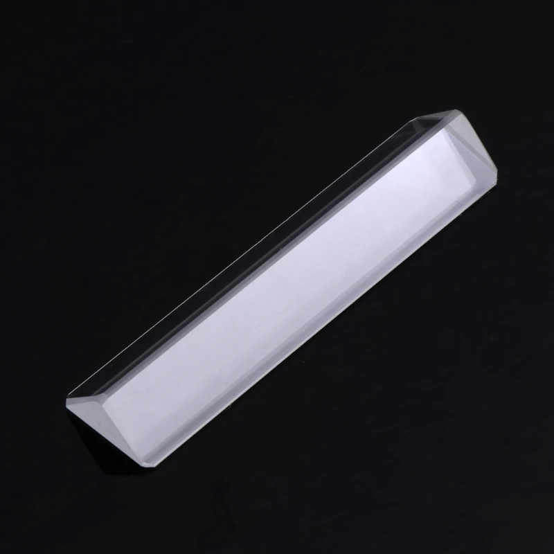 2024 Optical Glass Triangular Prism Compact Triangular Prism for Teaching Light Spectrum Physics Photo Photography Prism Tool