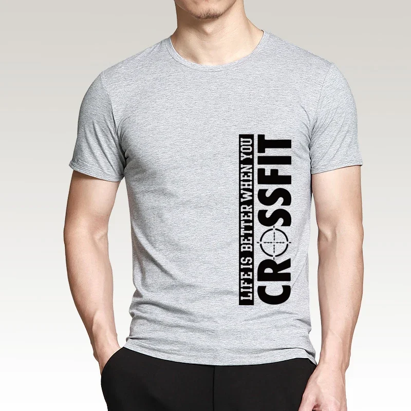 Life Is Better When You - Crossfit Gym Fitness Training T-Shirt 100% Cotton O-Neck Short Sleeve Casual Mens T-shirt Size S-3XL