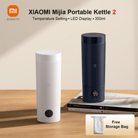 NEW XIAOMI Mijia Portable Electric Kettle 2, 350ml Smart Temperature Insulate Travel Kettle Water Boiler Heating Thermos Cup