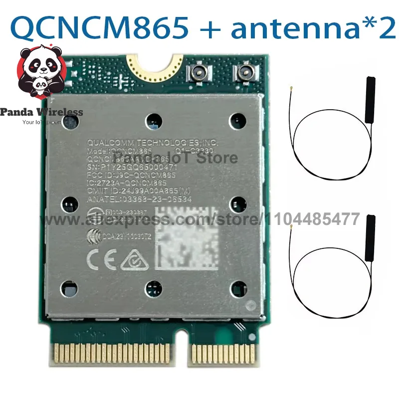 module-combine-wifi-7-qcncm865-wifi-7-bt-bluetooth-53-jusqu'a-58-gbps-avec-4k-qam-wifi-7-wifi-6e-wifi-6-80211ax
