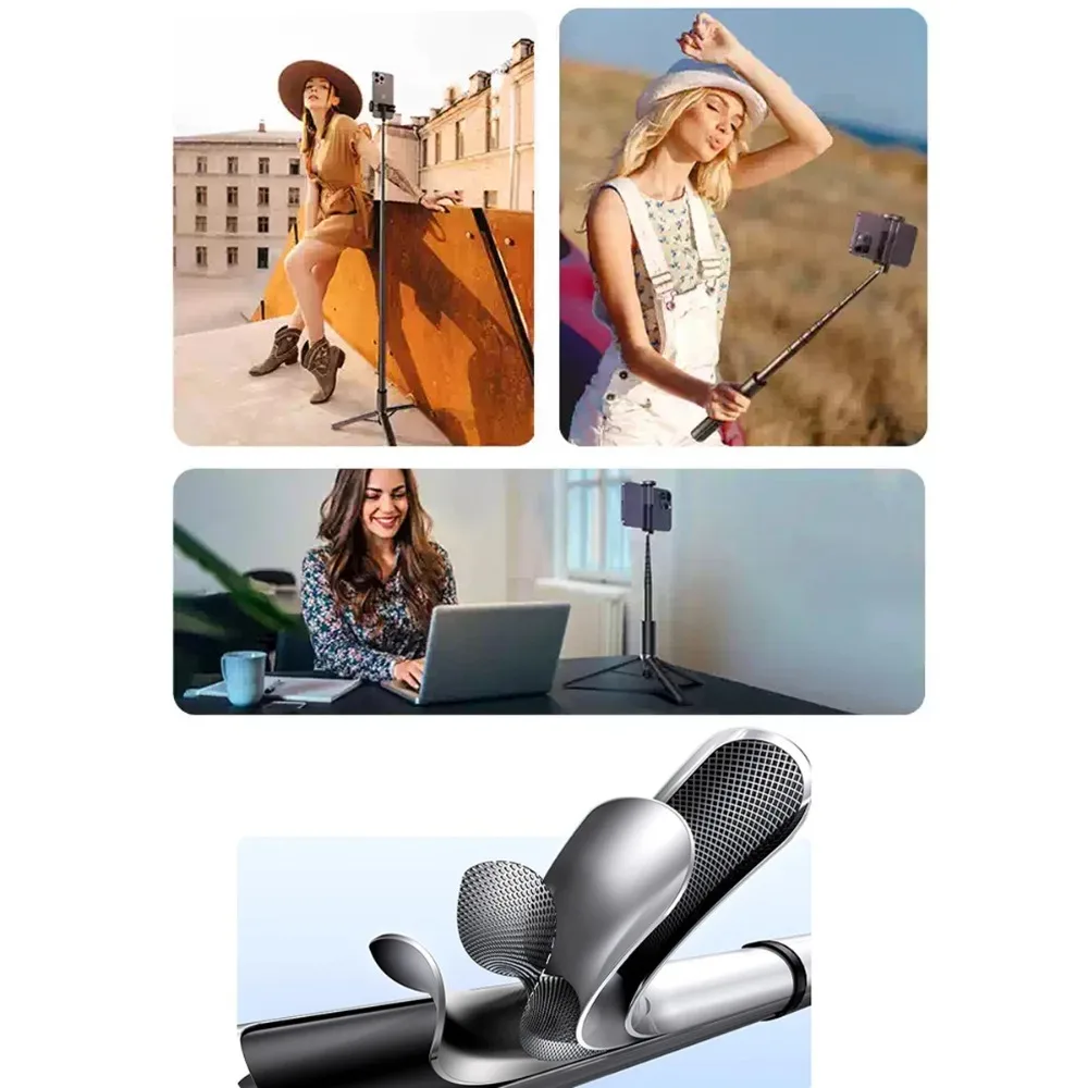 Portable Telescopic Bluetooth Selfie Stick for Live Streaming Photography and Travel A Convenient Photo-taking Gadget