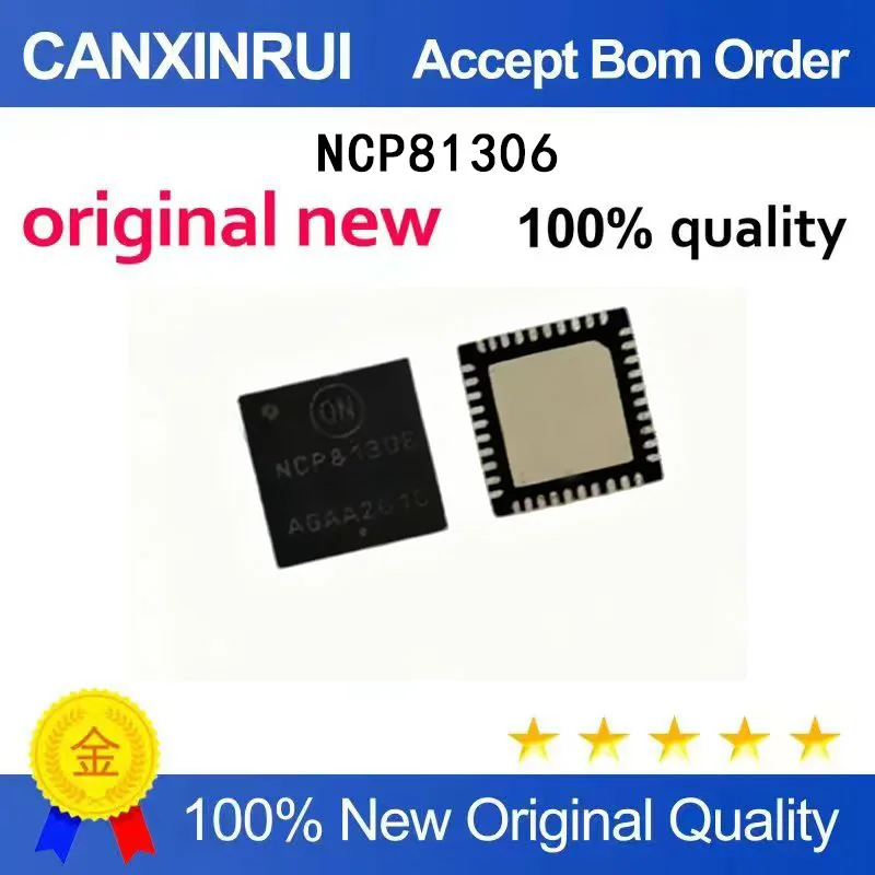 

(5-100 Pieces) Brand new original NCP81306MNTXG NCP81306 QFN spot chip IC