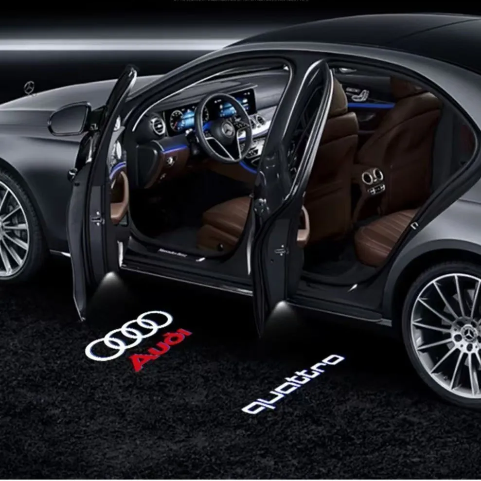 

Car Door Welcome Lights for AUDI A3 A4 A6 A5 Q5 B7 B6 B9 SLINE QUTTRO RS Q3 Q7 S3 S4 S5 S6 S8 Auto Badge LED Projector Lamps