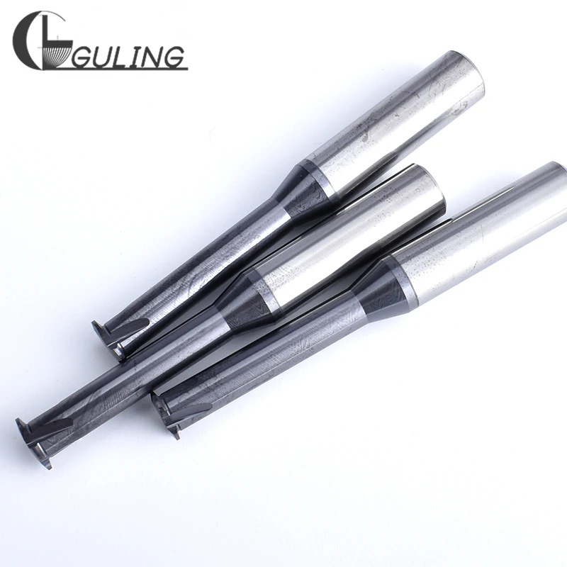 GULING CNC Tungsten Steel Single Tooth 30° Trapezoidal Thread Milling TR 8 9 10 11 12 14 16 18 20 22 24 26 28 mill mills Cutter